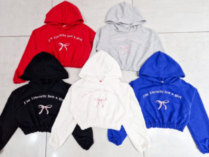 Buzo Rústico con Moño y Elástico (Cuello Redondo)