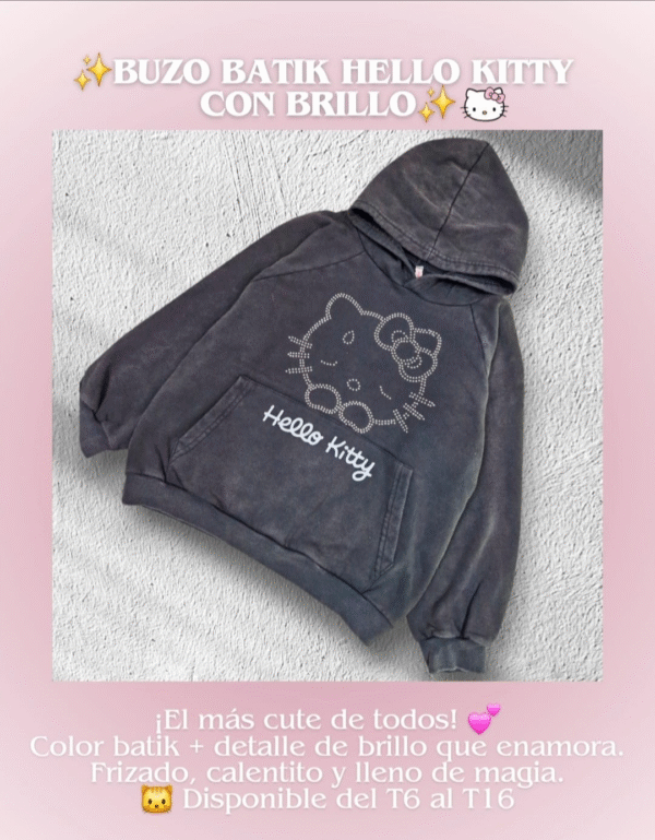 Buzo Batik Frizado Hello Kitty