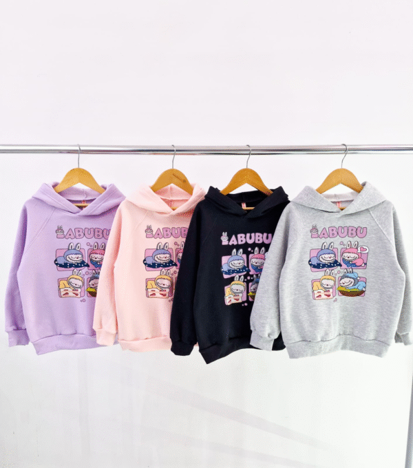 Buzo con Capucha Frizado LABUBU