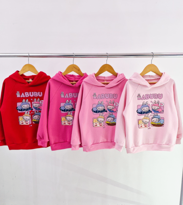 Buzo con Capucha Frizado LABUBU