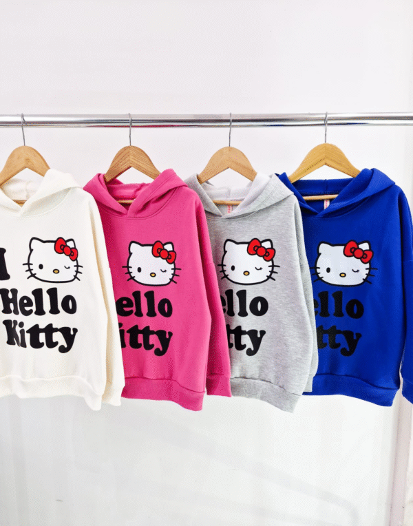 Buzo friza HELLO KITTY 2 Buzo Friza HELLO KITTY (Cuello Redondo)