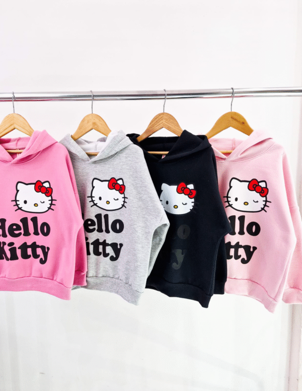 Buzo friza HELLO KITTY 4 Buzo Friza HELLO KITTY (Cuello Redondo)