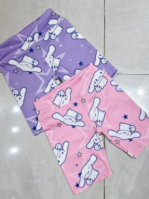 Calza Biker Estampada (Nenas)