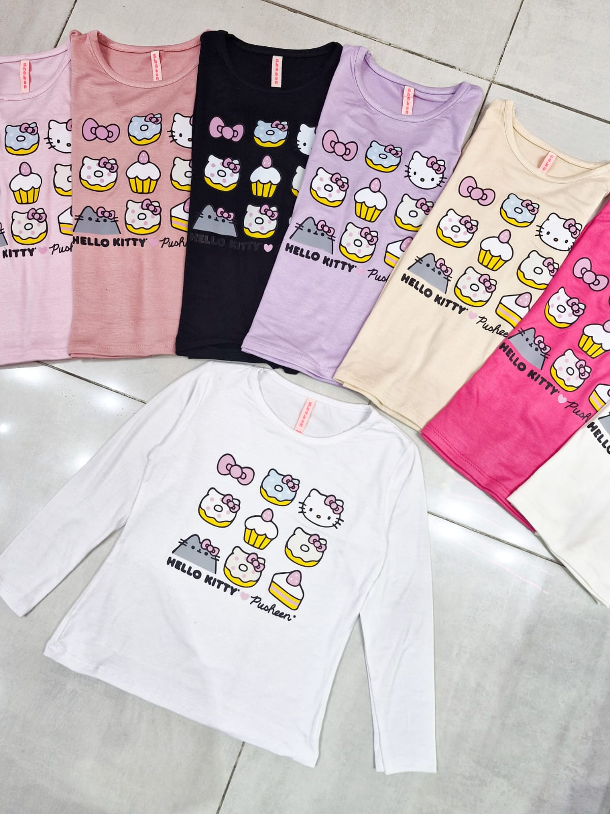 Camiseta Modal Viscosa HELLO KITTY (Manga Larga)