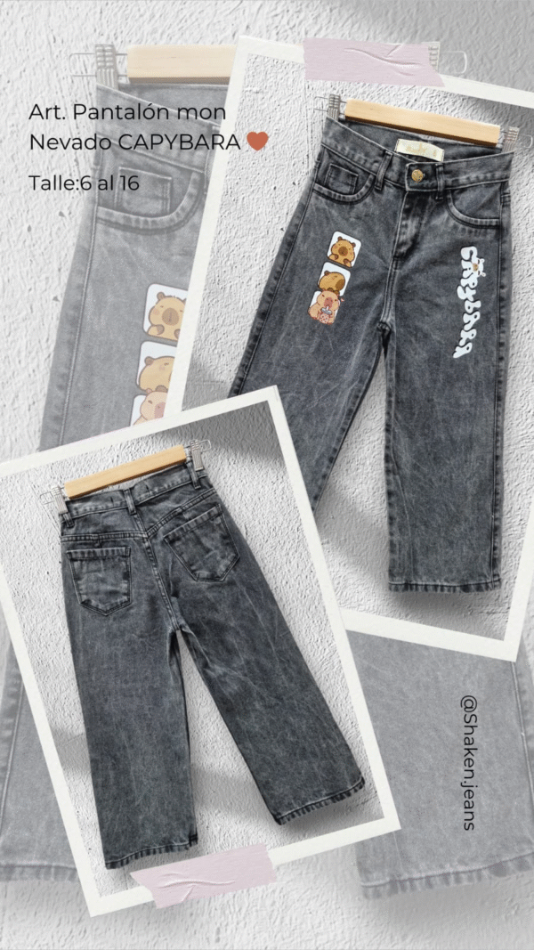 Pantalón Mom CAPYBARA